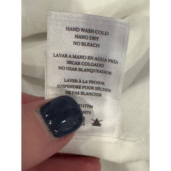 Rails Dress Women Medium Blue White Cloud Tie Dye Linen Blend Delilah Midi - Picture 13 of 13